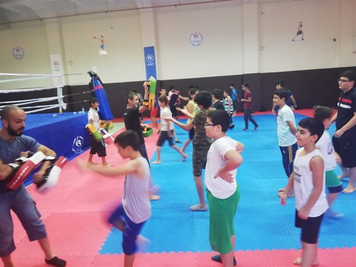 Batman'da 200 Öğrenciye Kick Boks Eğitimi