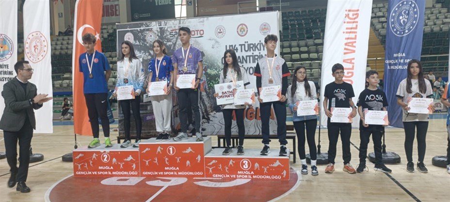 ORYANTİRİNGDE 3 TÜRKİYE DERECESİ